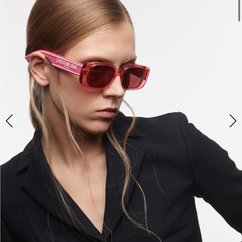 Christian Dior pink sunglasses